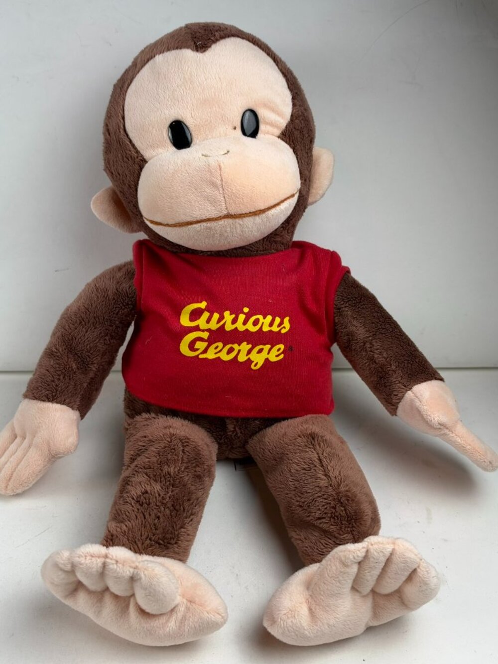 GUND Curious George Plush Monkey Red Shirt Universal Studios 11" Stuffed Toy